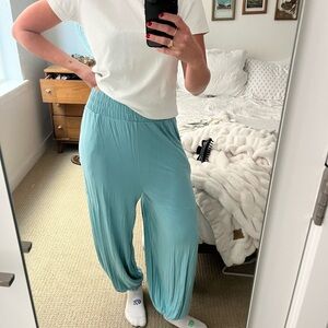 Free People Light Blue Wide-Leg Women’s Pants